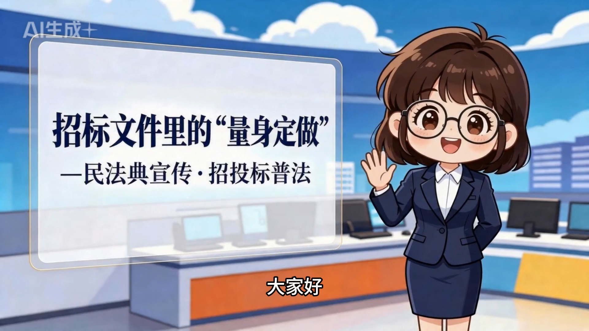 民法典宣传视频——招标文件里的“量身定做”